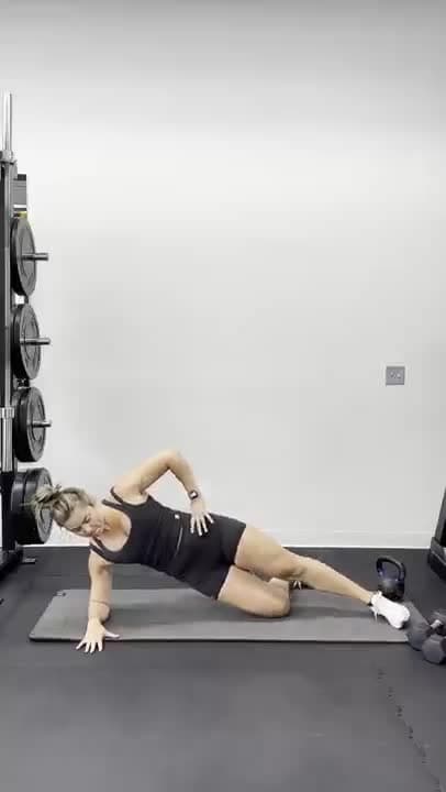 Holly demonstrating an exercise
